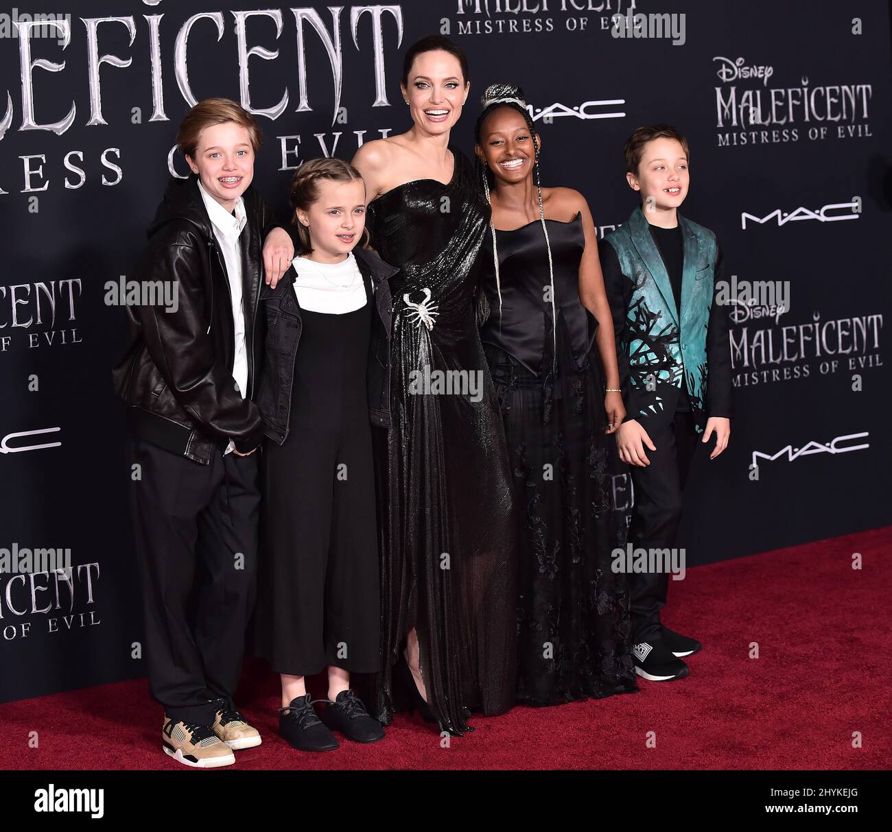 Lors de la première mondiale de 'Maleficient: Mistress of Evil' qui s'est tenue au théâtre El Capitan le 30 septembre 2019 à Hollywood, CA. Banque D'Images