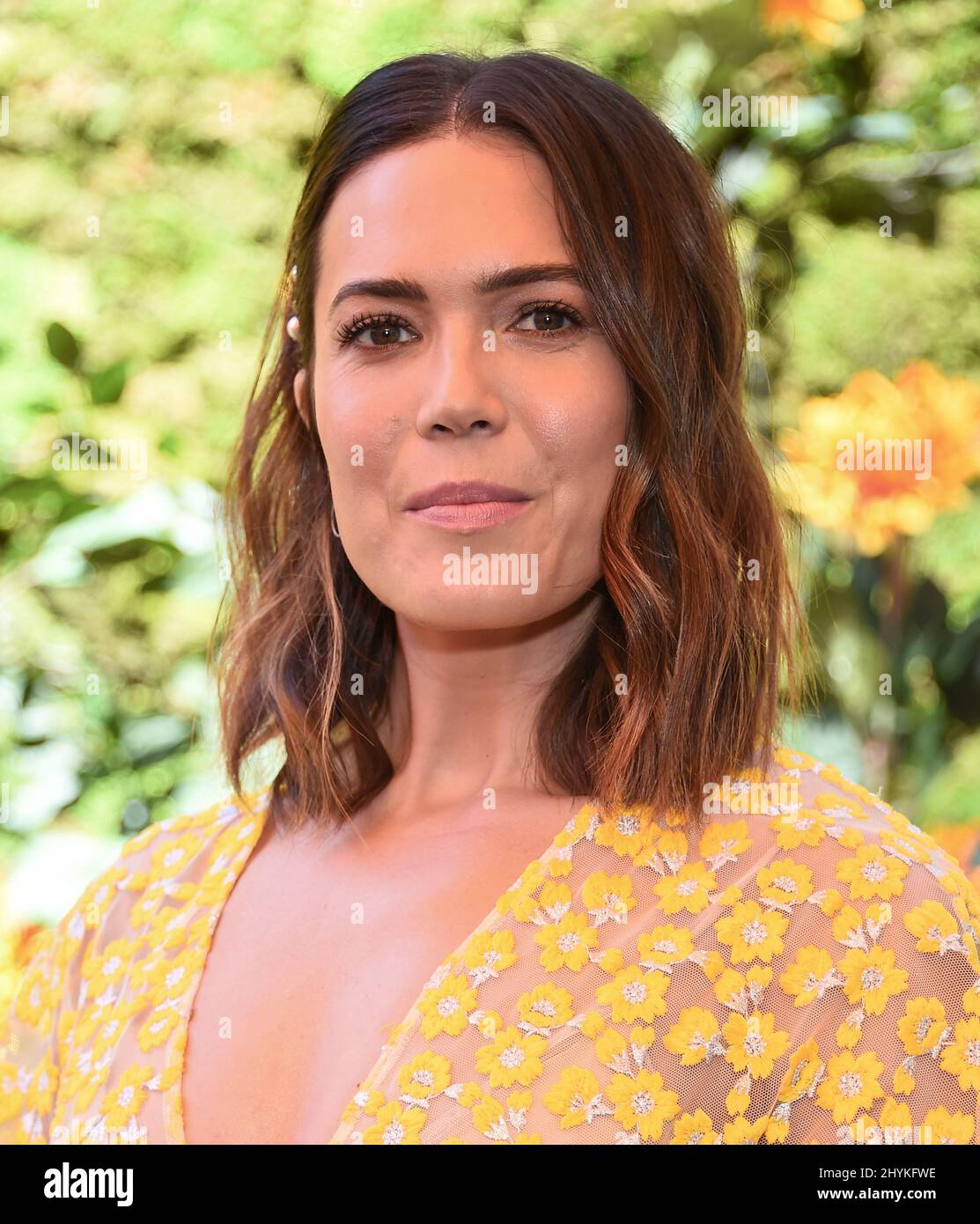 Mandy Moore arrive au Polo Classic 2019 de veuve Clicquot au parc national Will Rogers le 05 octobre 2019 à Pacific Palisades. Banque D'Images