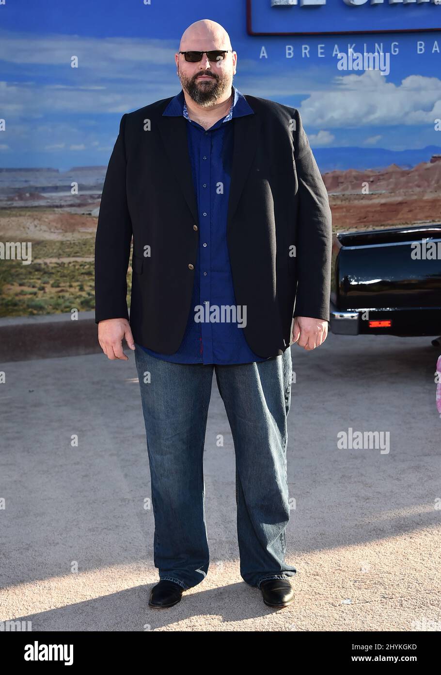 David Mattey à la première de "El Camino: A Breaking Bad Movie" de Netflix, qui s'est tenue au Regency Village le 7 octobre 2019 à Westwood, États-Unis. Banque D'Images