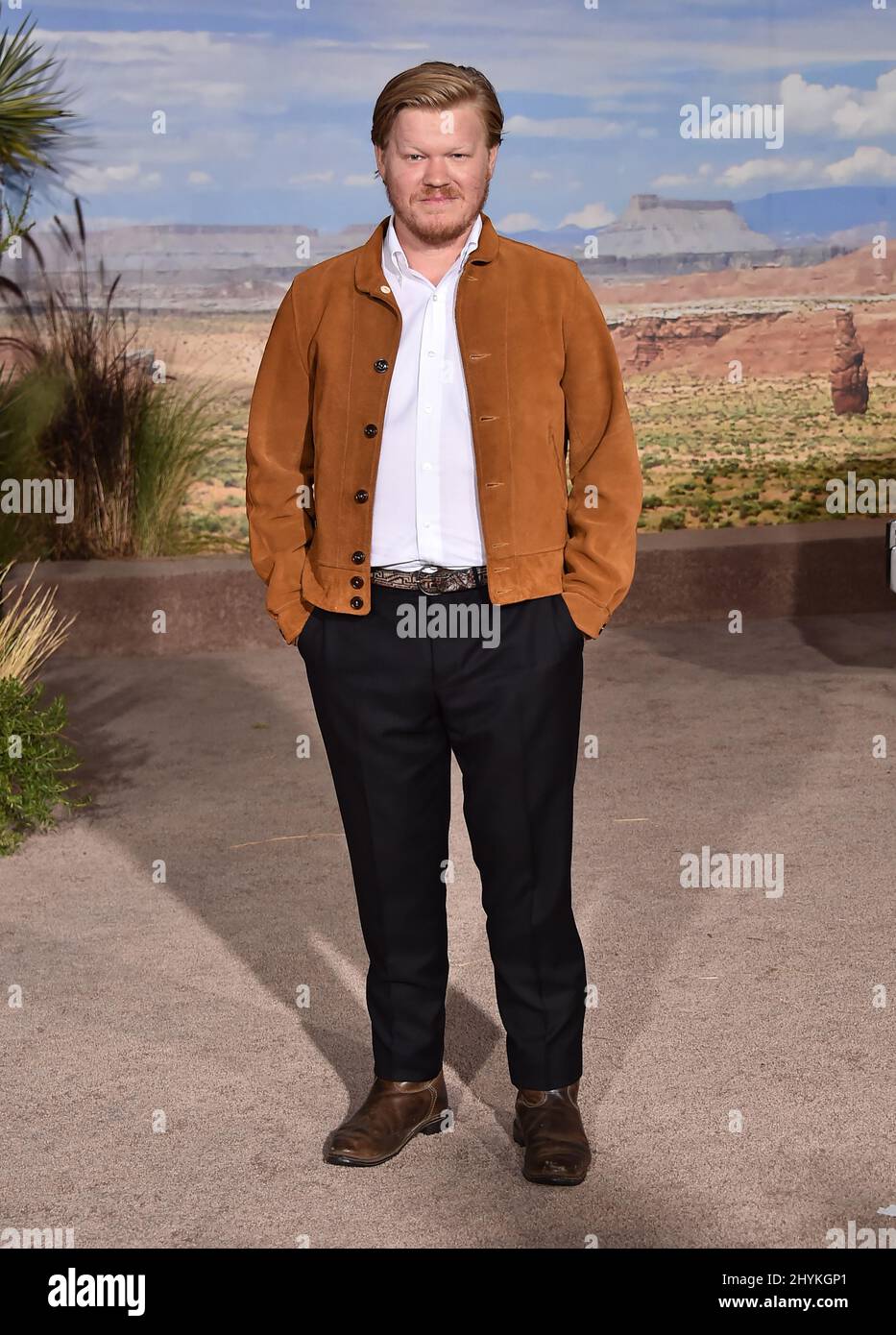 Jesse Plemons à la première de "El Camino: A Breaking Bad Movie" de Netflix, qui s'est tenue au Regency Village le 7 octobre 2019 à Westwood, aux États-Unis. Banque D'Images