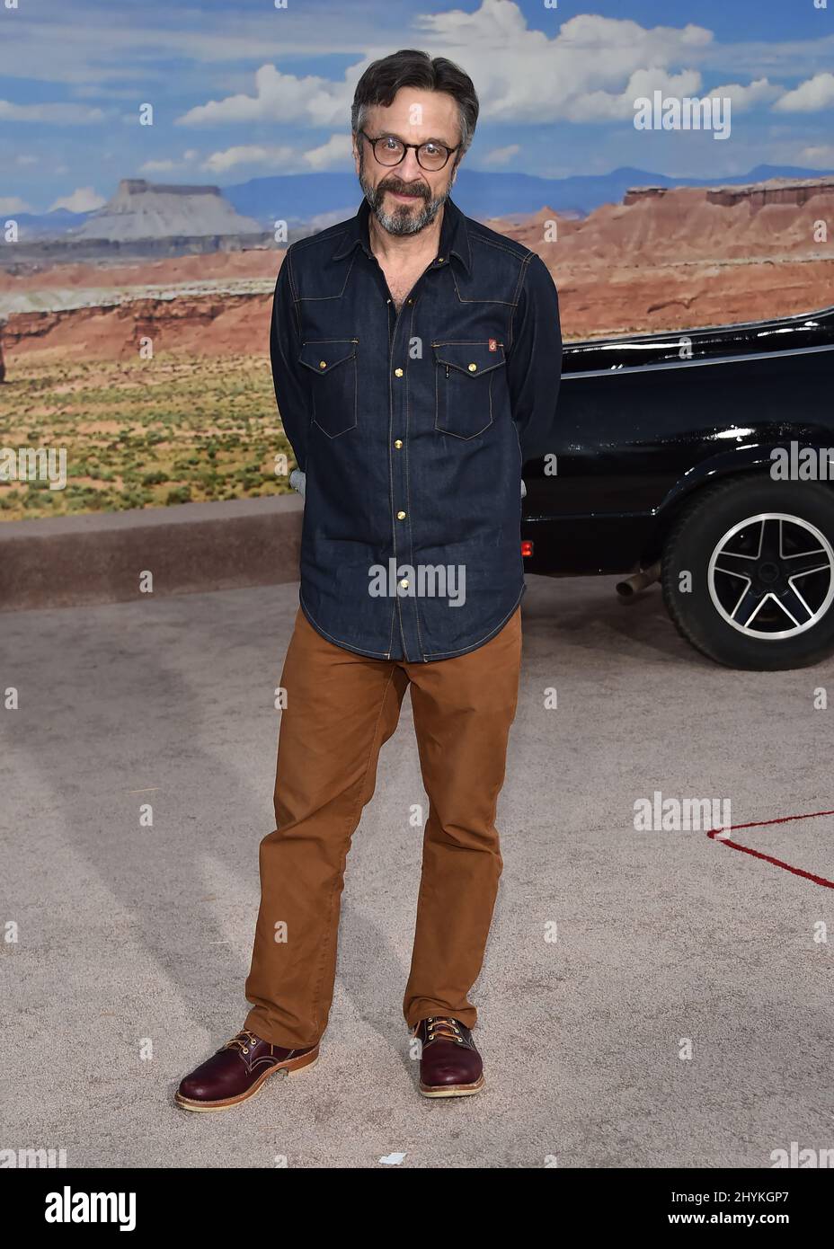 Marc Maron à la première de Netflix 'El Camino: A Breaking Bad Movie', qui s'est tenue au Regency Village le 7 octobre 2019 à Westwood, aux États-Unis. Banque D'Images