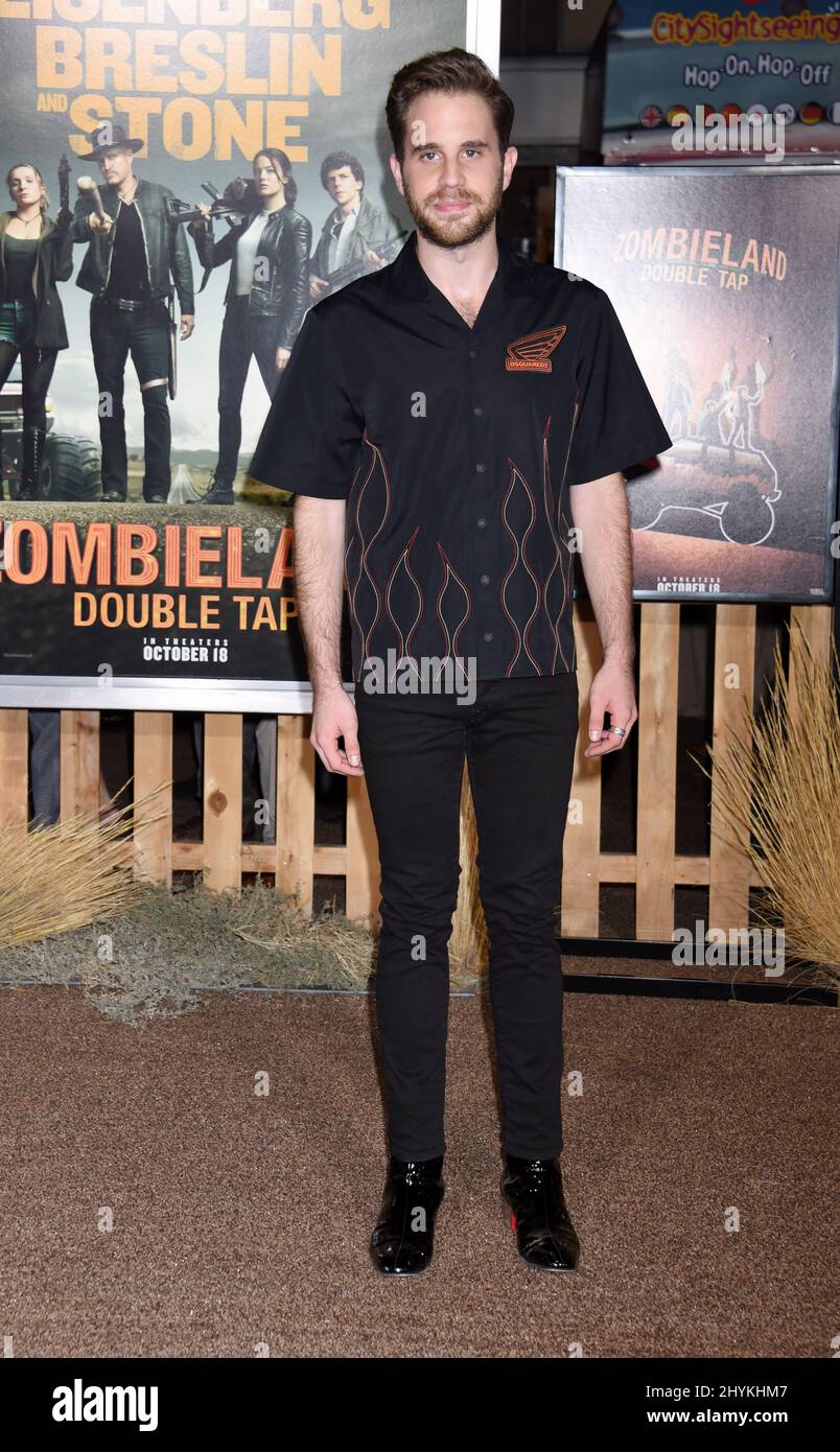 Ben Platt à la première mondiale « Zombieland Double Tap » qui s'est tenue au Regency Village Theatre le 10 octobre 2019 à Westwood, Californie. Banque D'Images