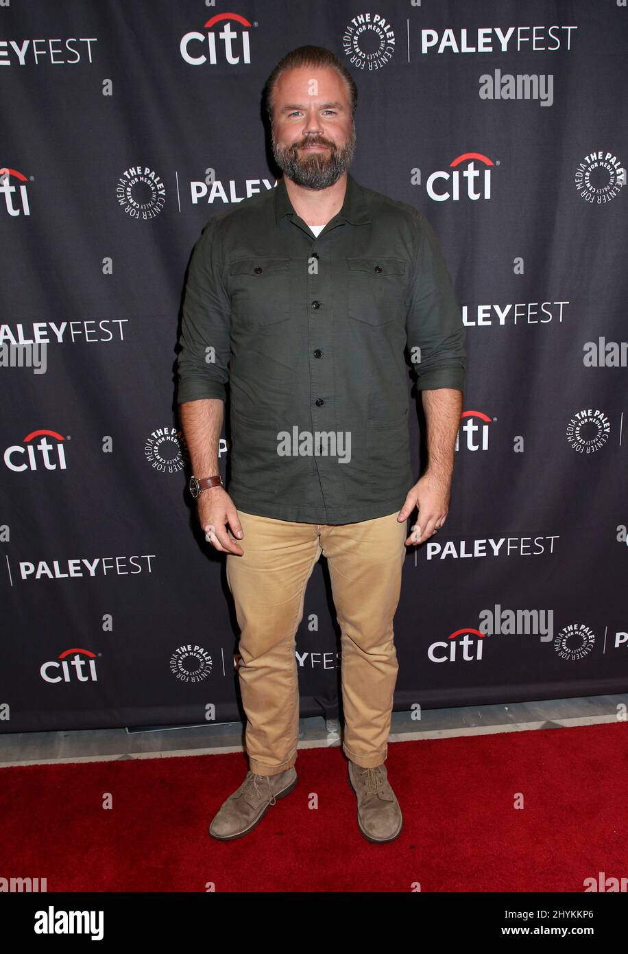 Tyler Labine arrivant à PaleyFest NY: New Amsterdam au Paley Center for Media Banque D'Images