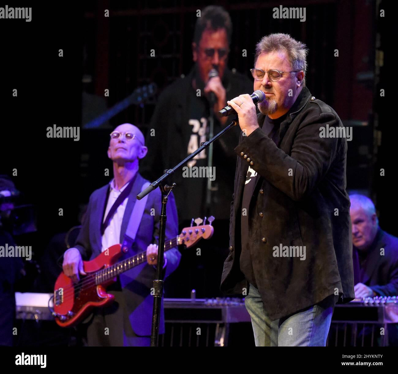 Vince Gill assistait à la cérémonie du Temple de la renommée des musiciens 2019 et au concert d'induction qui se tiennent au Schermerhorn Symphony Center de Nashville, Tennessee. Banque D'Images