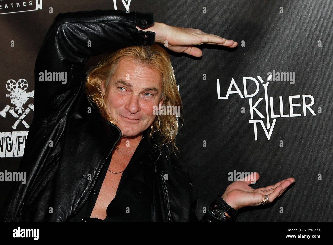 Evan Stone à la première télévisée de 'Lady Killer' qui s'est tenue au Brenden Theatre à l'intérieur du Palms Casino à Las Vegas Banque D'Images