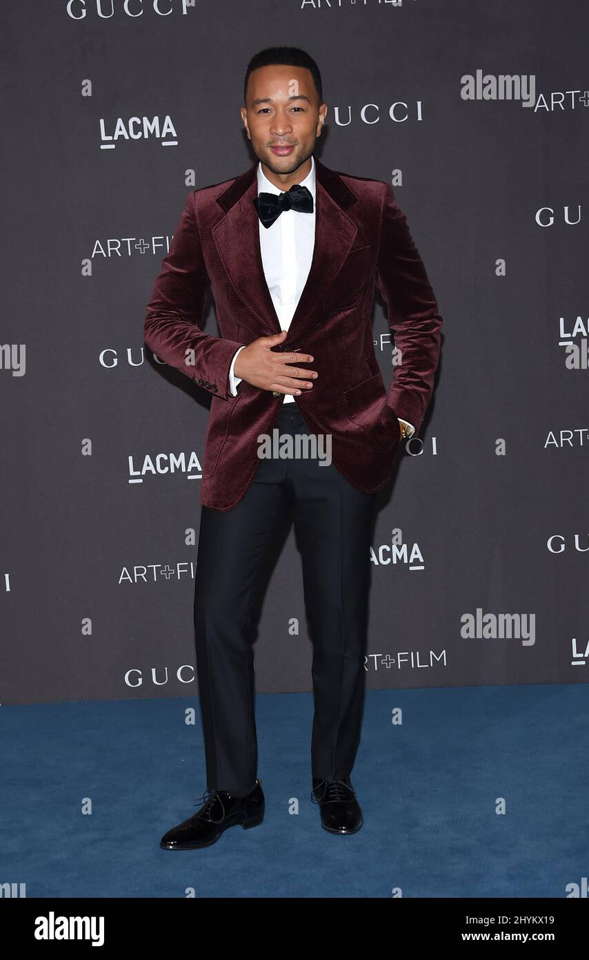 John Legend au Gala Art + film 2019 de LACMA qui s'est tenu au LACMA le 2 novembre 2019 à Los Angeles, CA. Banque D'Images