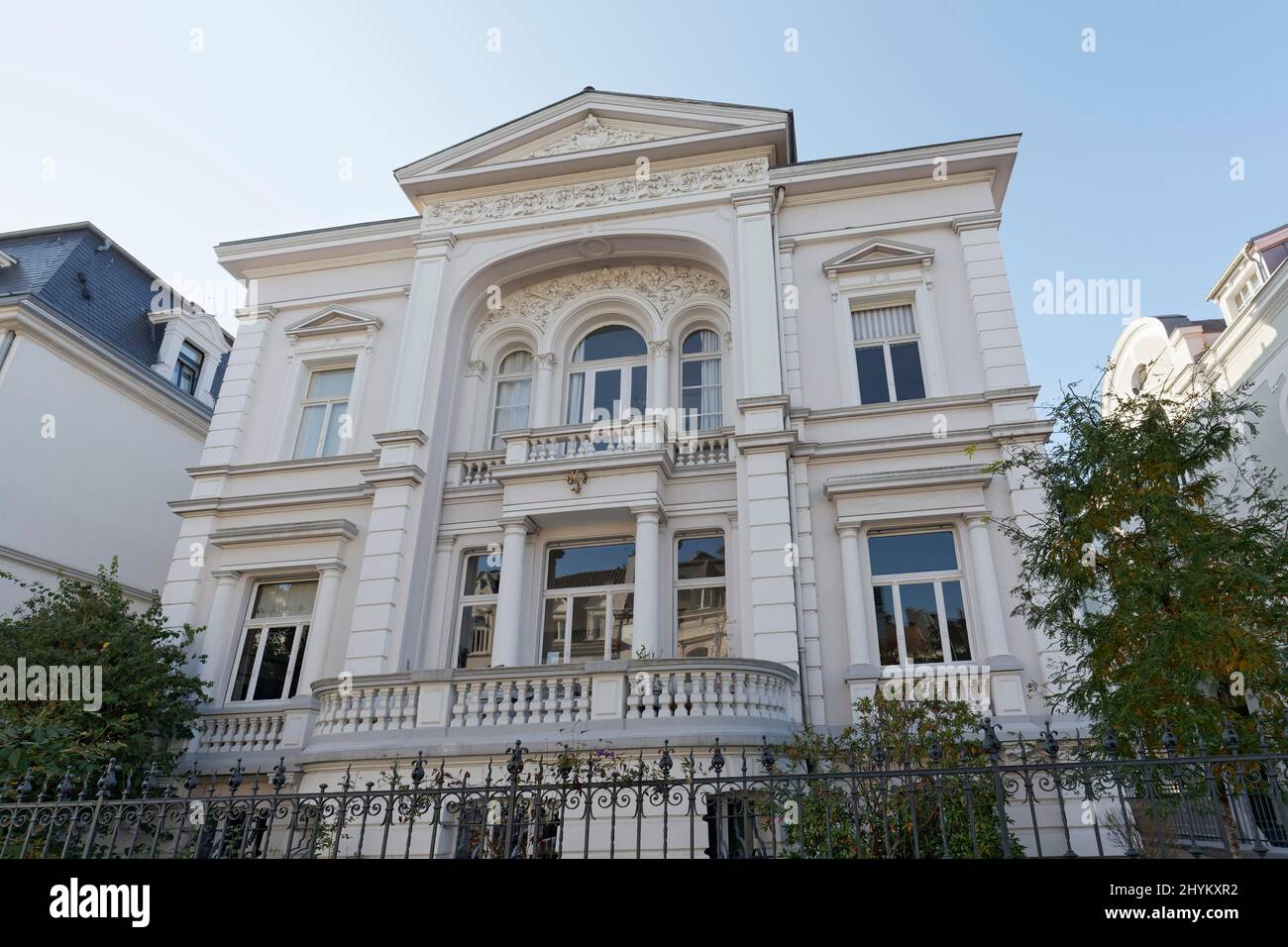 Villa Hanau à partir de 1902, architecte Franz Hagen, Friedrichstrasse, Strasse der Millionaere, Muelheim an der Ruhr, région de la Ruhr, Rhénanie-du-Nord-Westphalie Banque D'Images