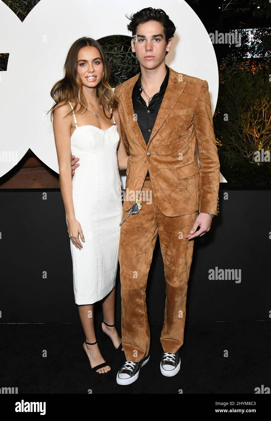 Alex Lee-Aillon et Paris Brosnan à la GQ Men of the Year Celebration 2019 qui s'est tenue à l'édition West Hollywood le 5 décembre 2019 à West Hollywood, Los Angeles. Banque D'Images