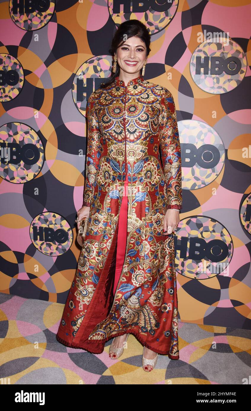 Pooja Batra au Golden Globes Afterparty d'HBO qui s'est tenu à l'hôtel Beverly Hilton le 5 janvier 2020 à Beverly Hills, Los Angeles. Banque D'Images