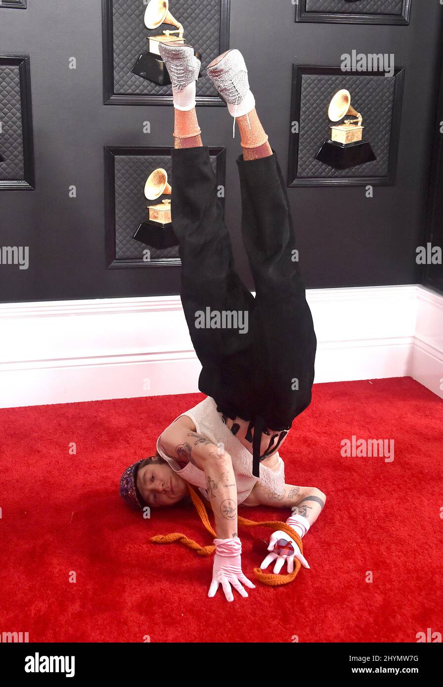 Matt Shultz participe aux GRAMMY Awards 2020 qui se tiennent au Staples Center de Los Angeles, en Californie. Banque D'Images