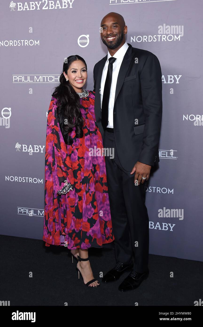 Kobe Bryant meurt dans un accident d'hélicoptère à Calabasas à l'âge du 41 janvier 26 2020 Kobe Bryant et Vanessa Laine Bryant au Gala 2019 Baby2Baby présenté par Paul Mitchell tenu à 3Labs le 9 novembre 2019 à Culver City, CA. Banque D'Images