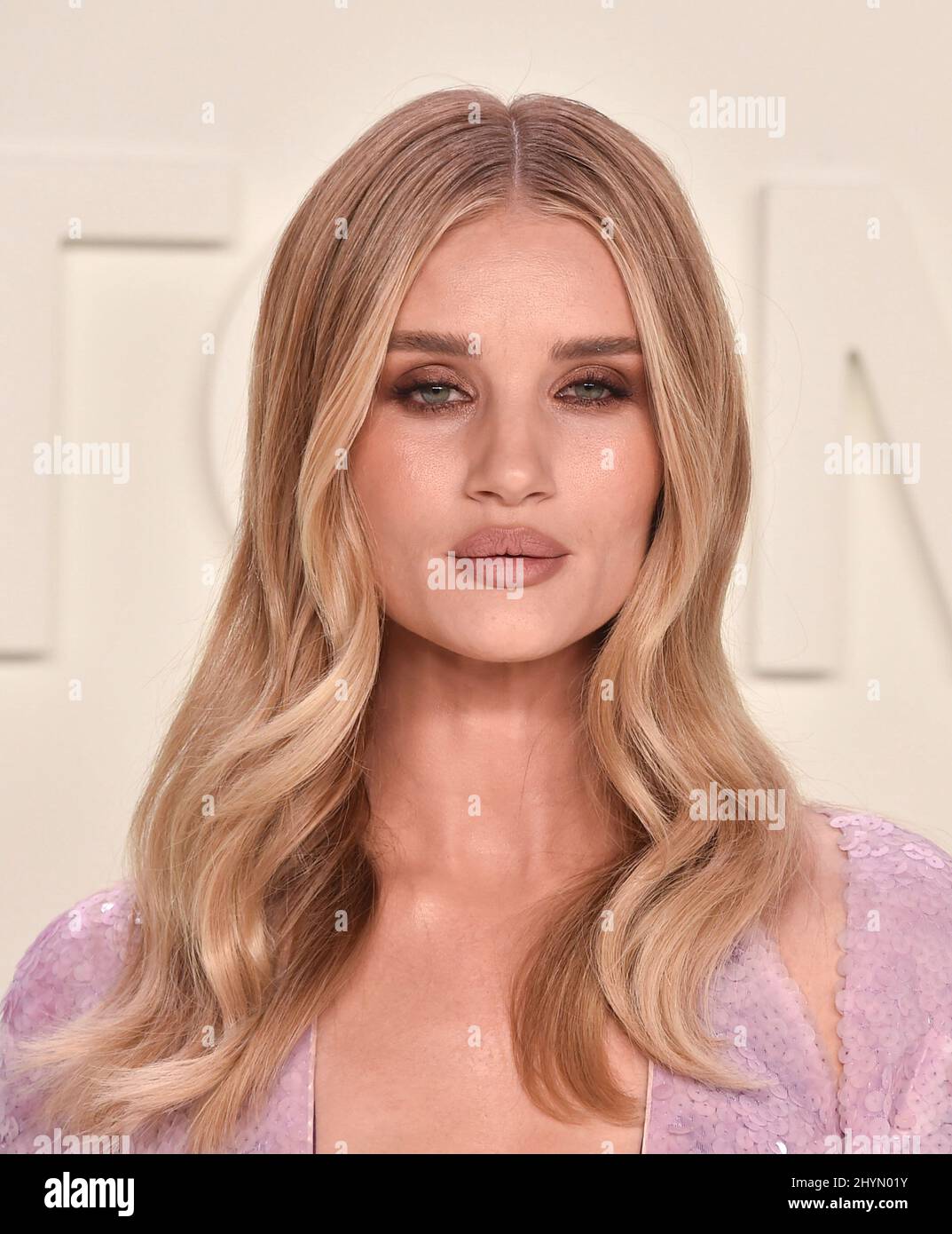 Rosie Huntington-Whiteley au spectacle Tom Ford AW20 qui a eu lieu aux studios Milk le 7 février 2020 à Hollywood, en Californie. Banque D'Images