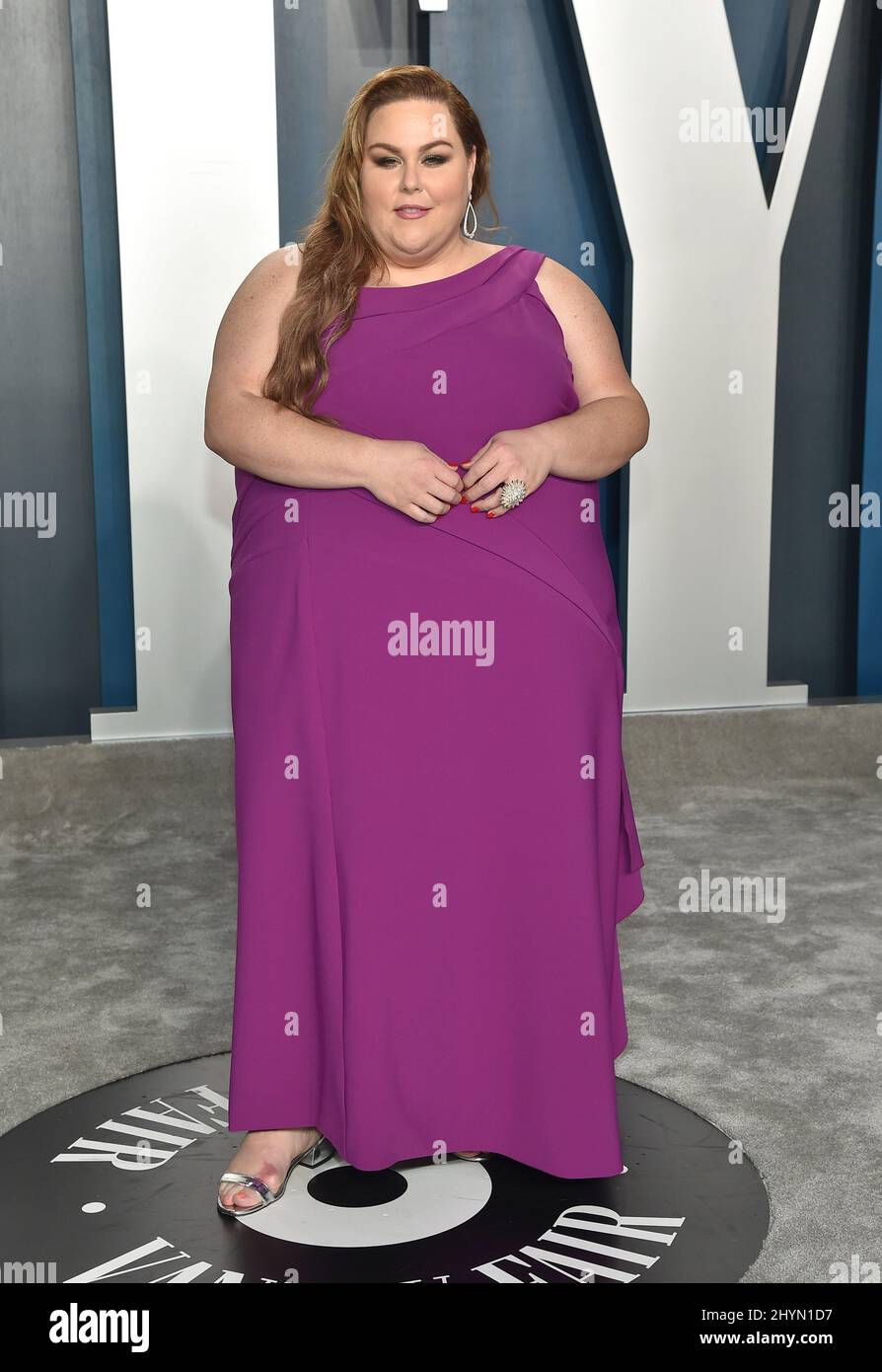 Chrissy Metz au Vanity Fair Oscar Party 2020 qui s'est tenu au Wallis Annenberg Center for the Performing Arts le 9 février 2020 à Beverly Hills, Los Angeles. Banque D'Images