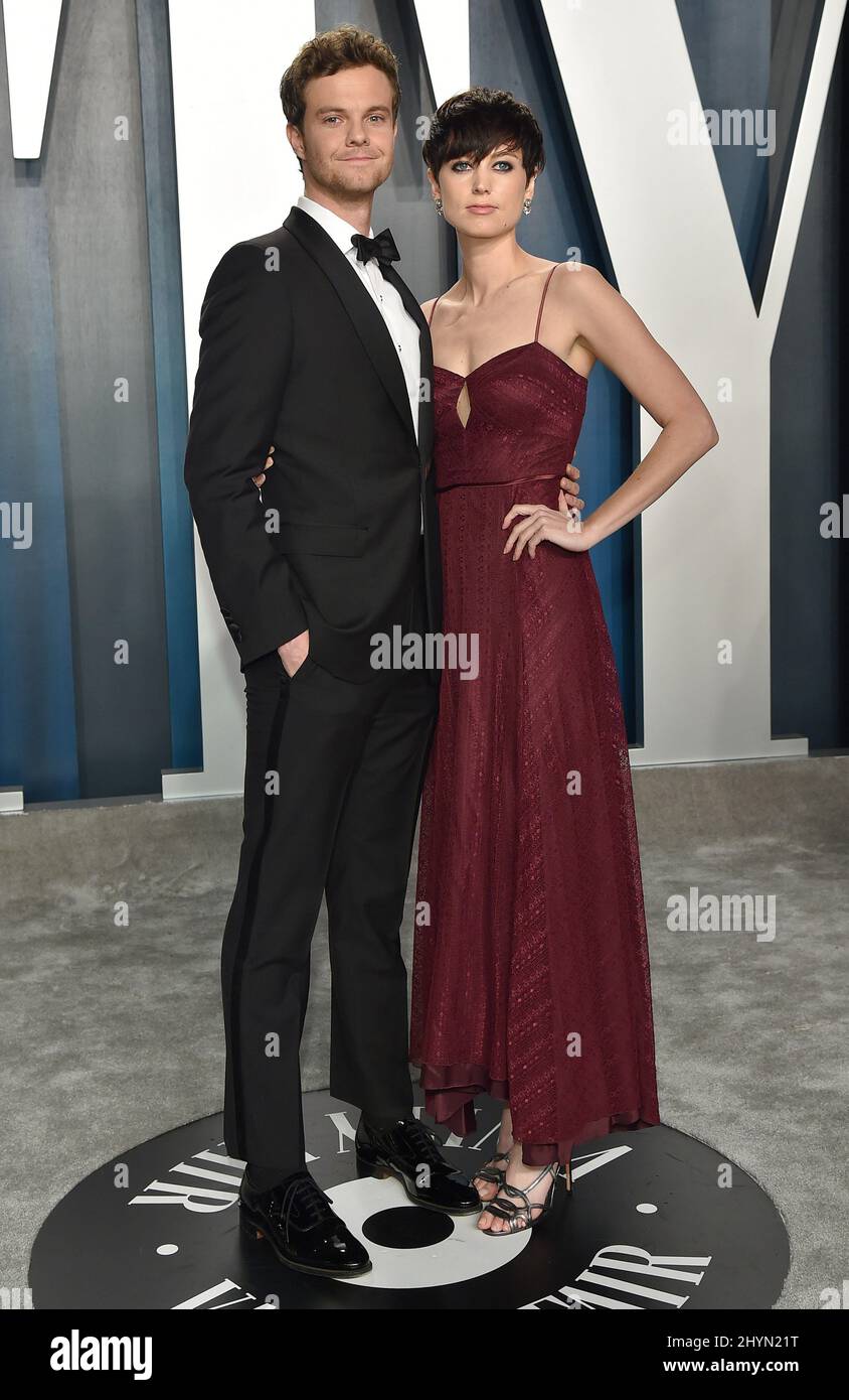 Jack Quaid participant à la Vanity Fair Oscar Party 2020 qui s'est tenue au Wallis Annenberg Center for the Performing Arts à Beverly Hills, Californie Banque D'Images