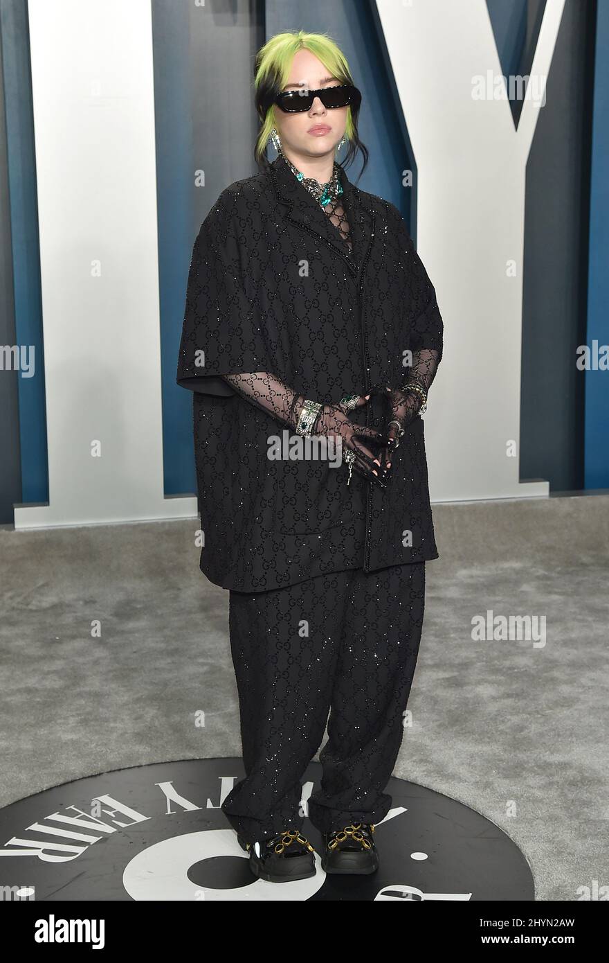 Billie Eilish participe à la Vanity Fair Oscar Party 2020 qui s'est tenue  au Wallis Annenberg Center for the Performing Arts à Beverly Hills,  Californie Photo Stock - Alamy
