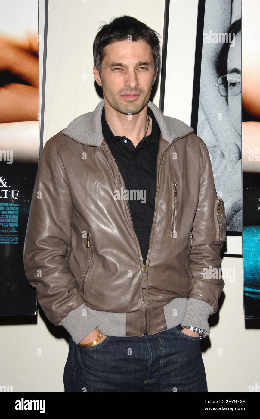 Olivier Martinez participe à la première "Blood and Chocolate" à Hollywood. Photo : presse britannique Banque D'Images