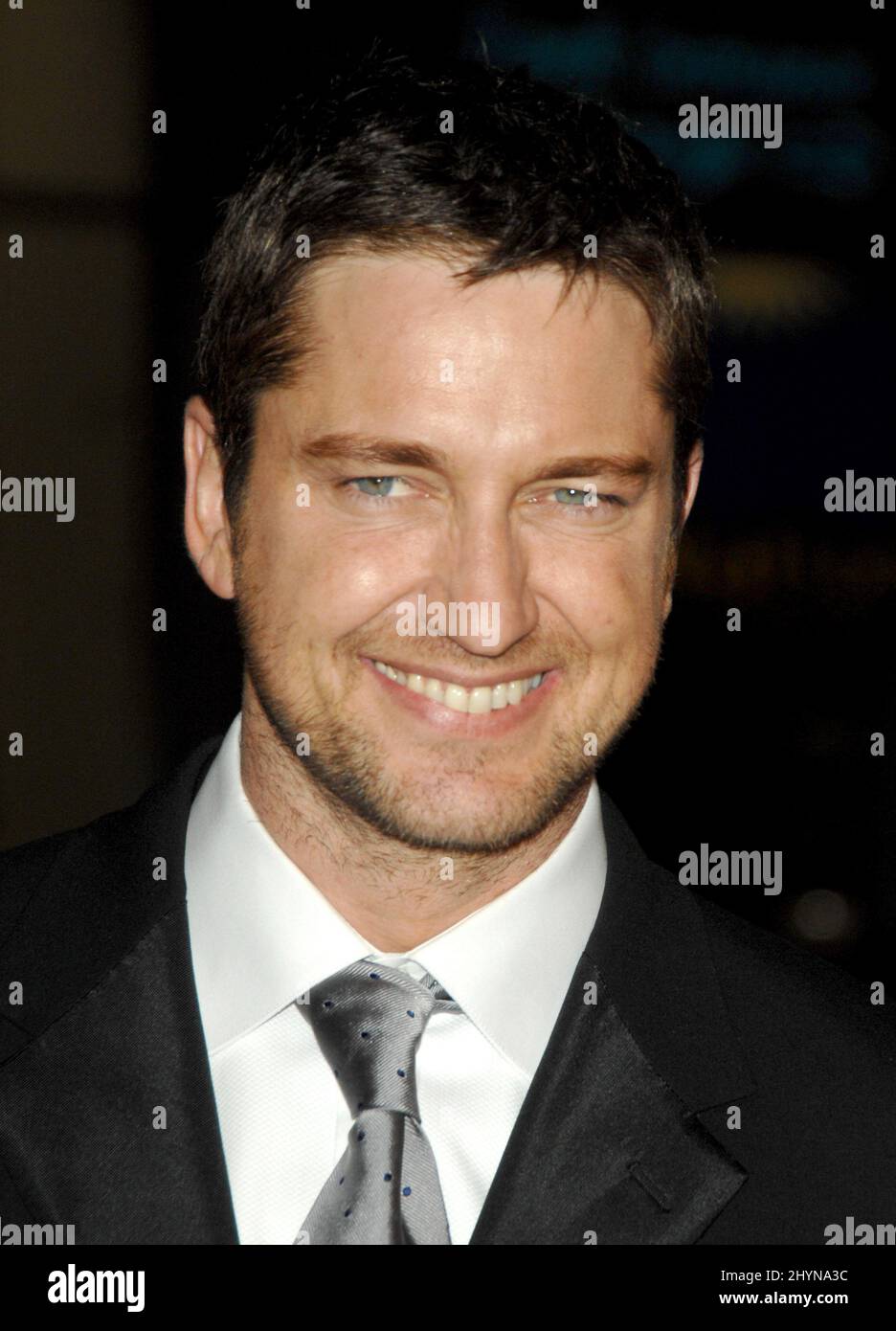 Gerard Butler participe à la première américaine de 300 à Los Angeles. Photo : presse britannique Banque D'Images