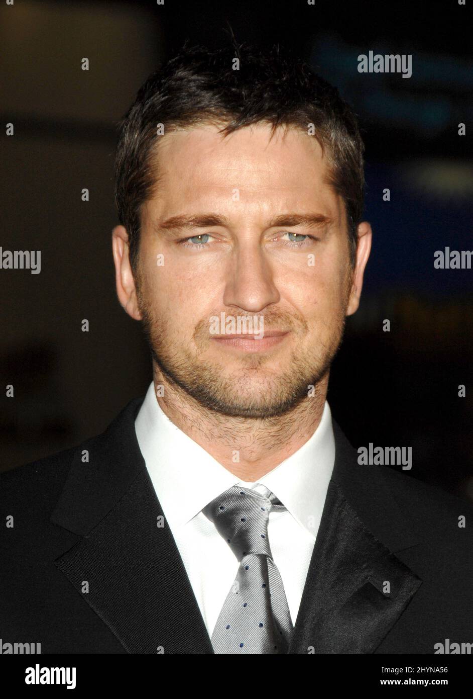 Gerard Butler participe à la première américaine de 300 à Los Angeles. Photo : presse britannique Banque D'Images