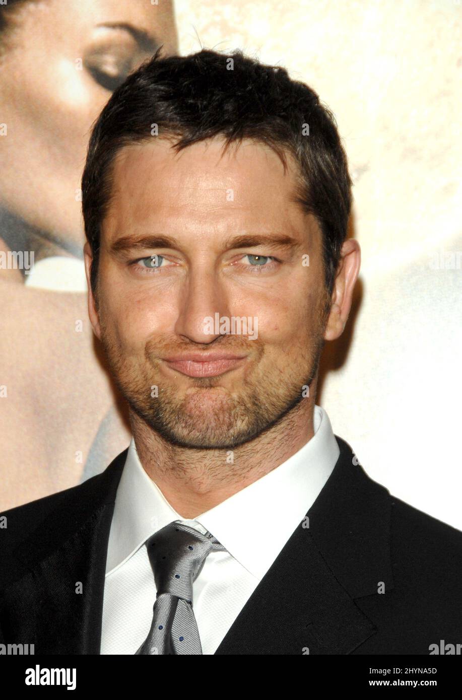 Gerard Butler participe à la première américaine de 300 à Los Angeles. Photo : presse britannique Banque D'Images