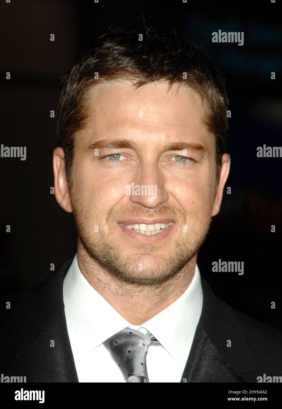 Gerard Butler participe à la première américaine de 300 à Los Angeles. Photo : presse britannique Banque D'Images