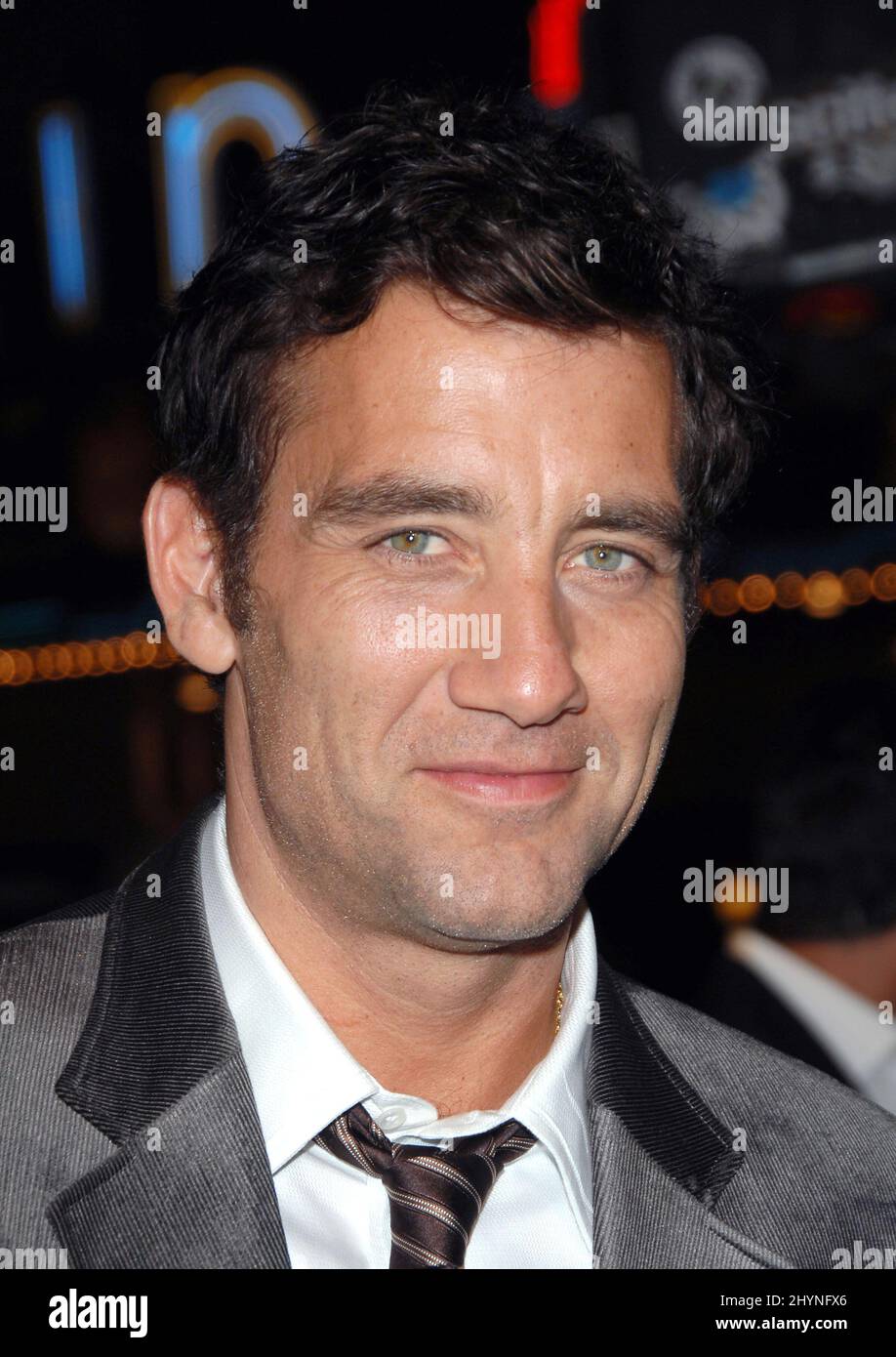 Clive Owen assiste à un dépistage des « enfants des hommes » à West Hollywood. Photo : presse britannique Banque D'Images