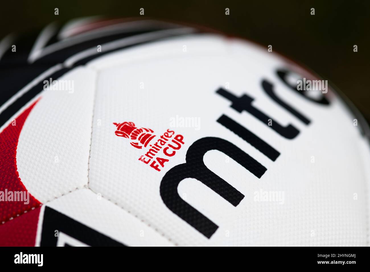 Delta max. De l'onglet Football officiel de la coupe Emirates FA. Banque D'Images