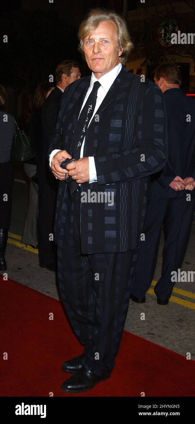 RUTGER HAUER ASSISTE À LA PREMIÈRE « CONFESSIONS D'UN ESPRIT DANGEREUX » QUI S'EST TENUE AU MANN BRUIN THEATRE, LOS ANGELES. IMAGE : PRESSE BRITANNIQUE Banque D'Images