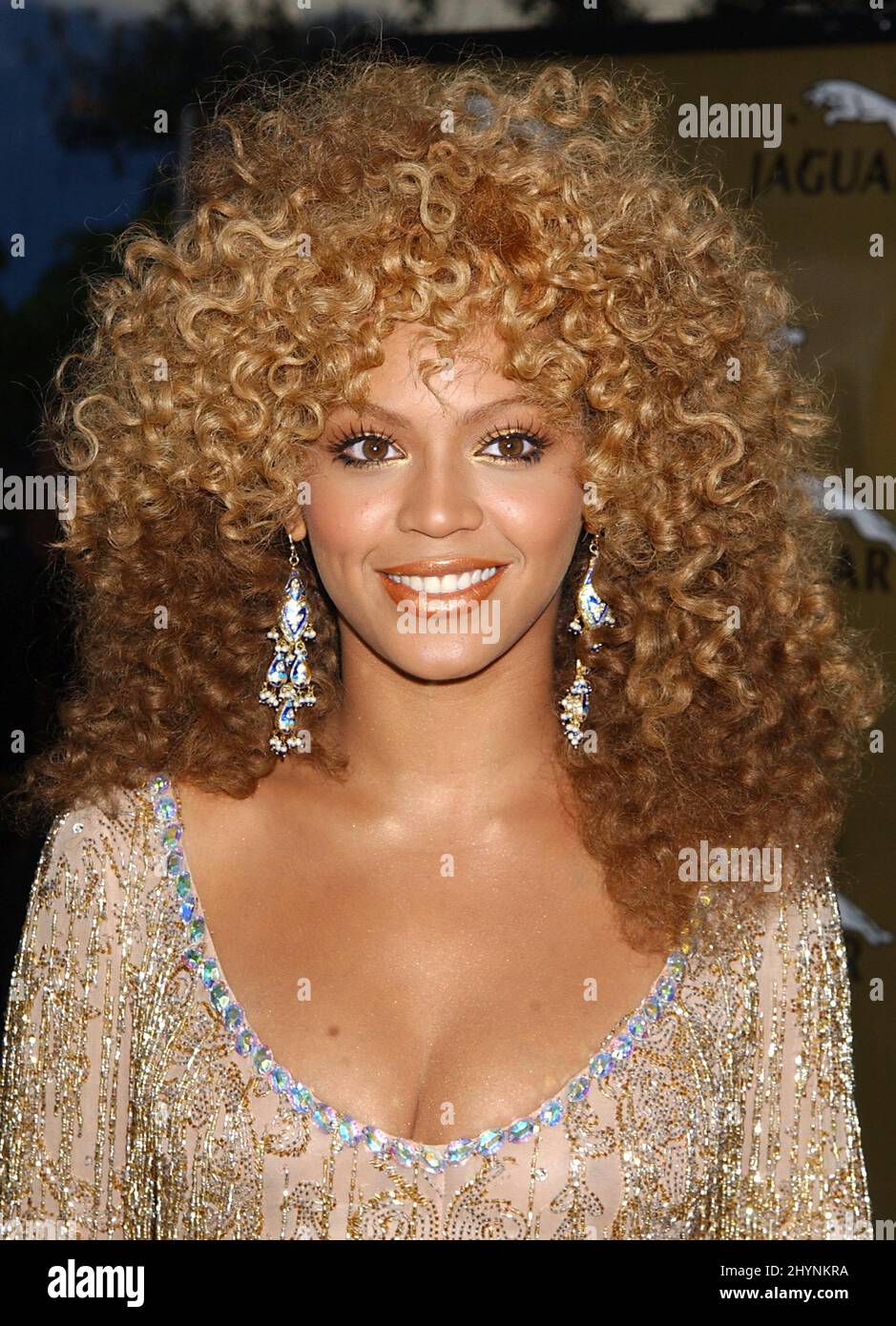 Beyonce participe à la première Goldmember d'Austin Powers en Californie. Photo : presse britannique Banque D'Images