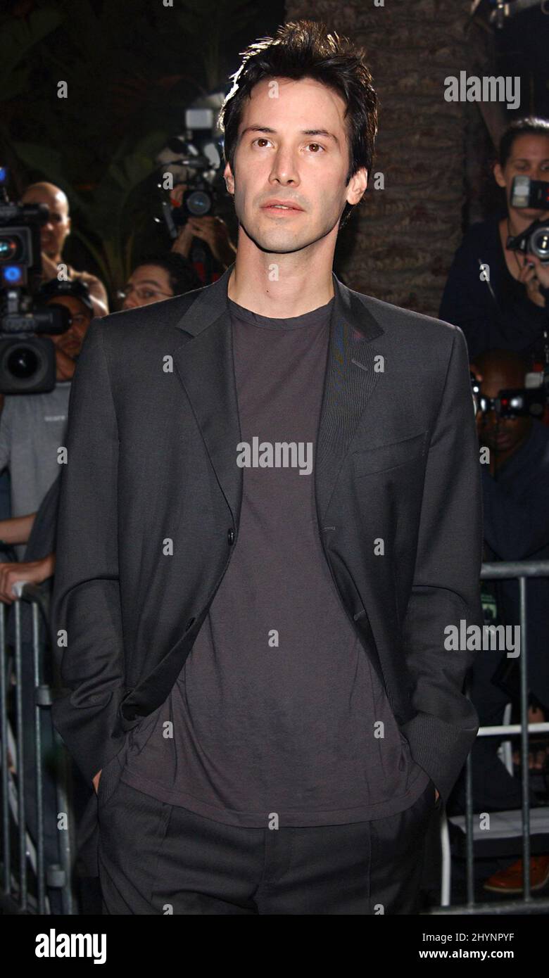 KEANU REEVES PARTICIPE À LA SOIRÉE DE LANCEMENT MONDIAL DE DVD « THE MATRIX RELORED » EN