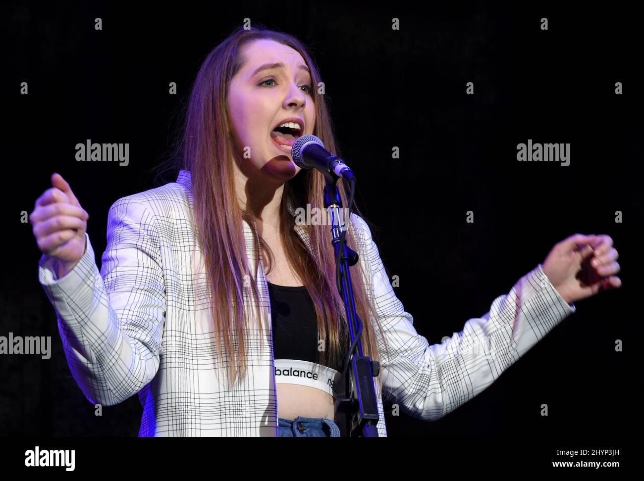 Avenue Beat, Sam Backoff sur scène au déjeuner du Big machine Label Group lors du séminaire radio Country 2020 qui s'est tenu à l'Omni Nashville le 20 février 2020 à Nashville, Tennessee. Banque D'Images