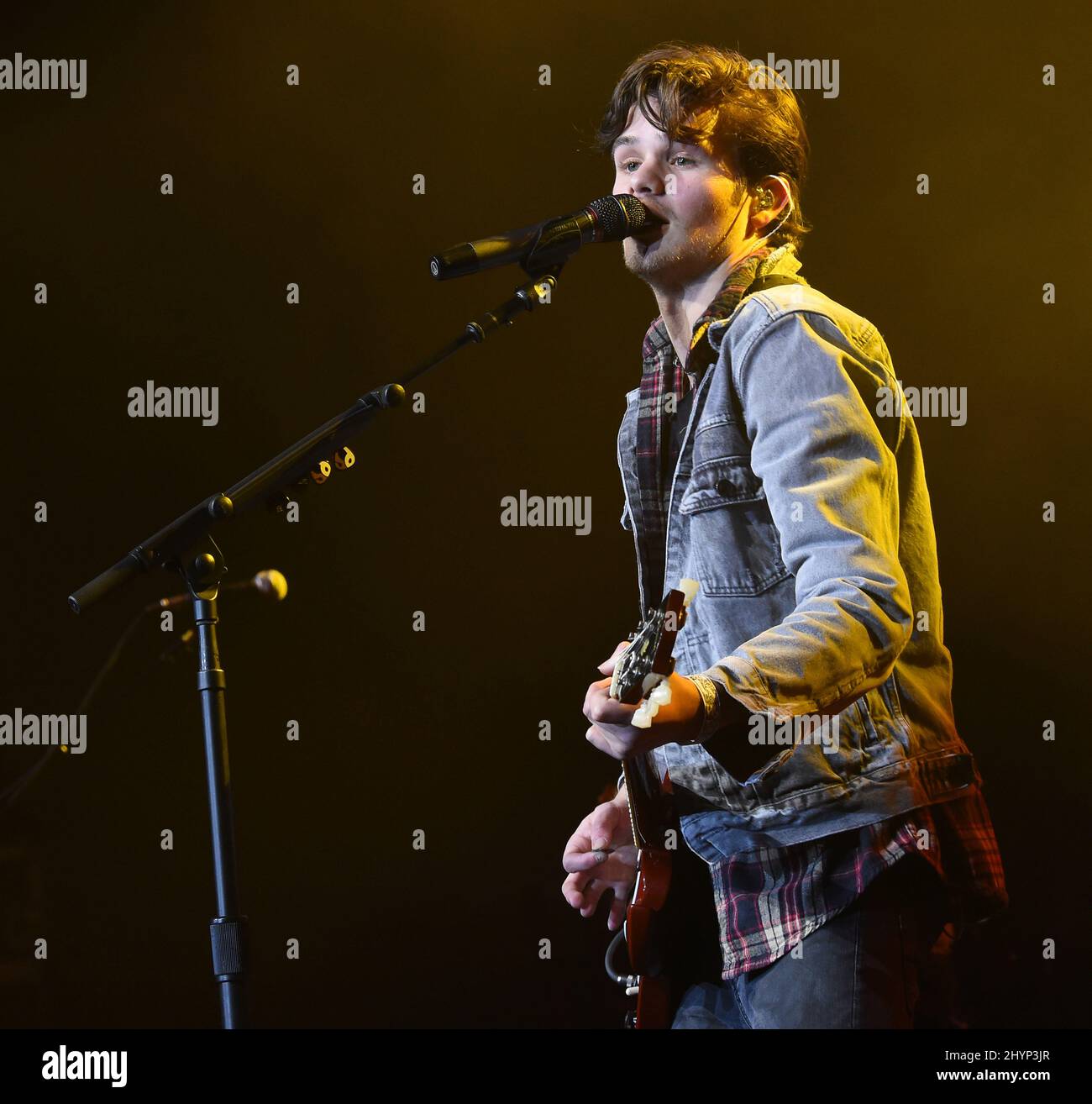 Payton Smith est sur scène au déjeuner du Big machine Label Group lors du séminaire radio Country 2020 qui s'est tenu à l'Omni Nashville le 20 février 2020 à Nashville, TN. Banque D'Images