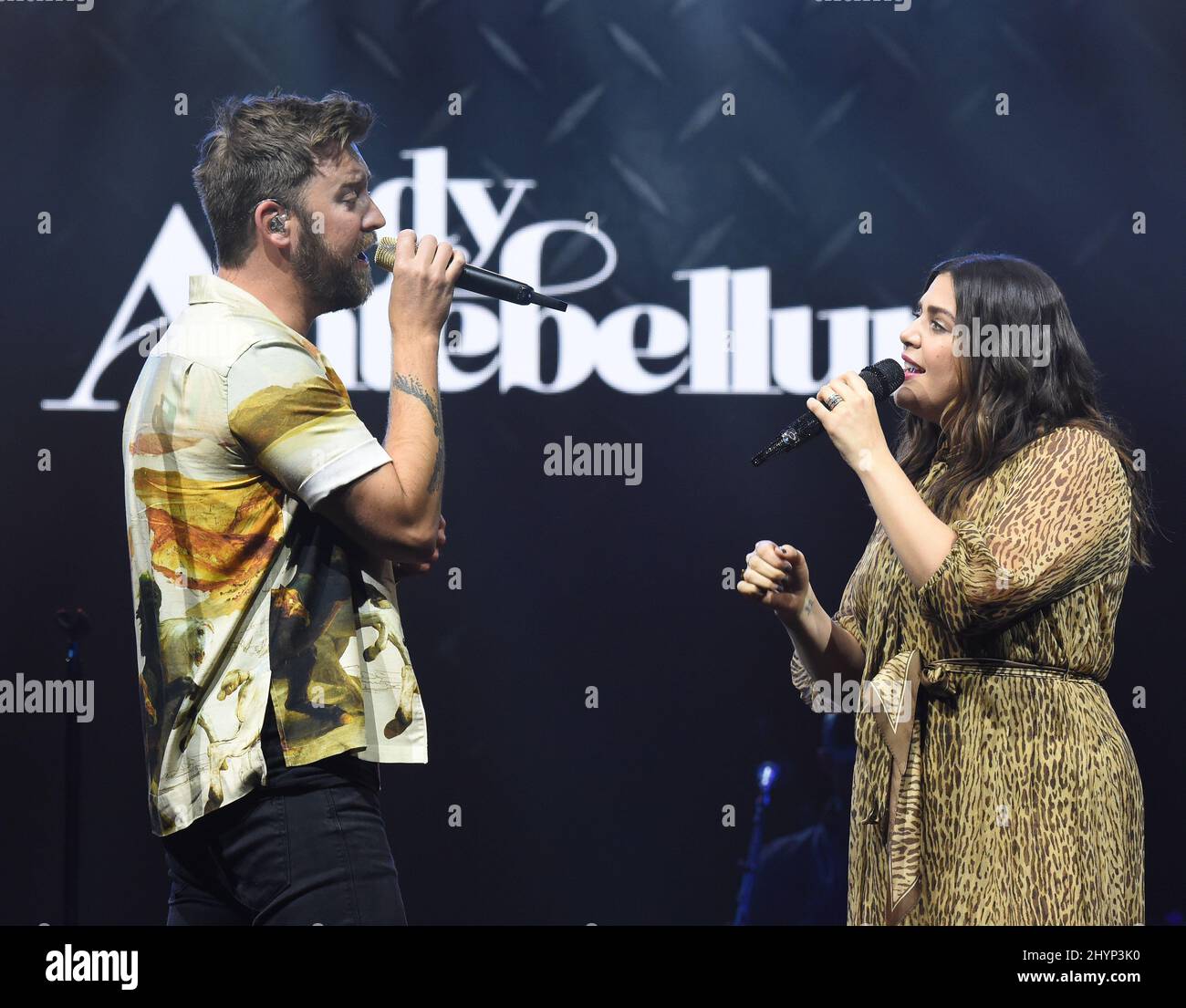 Lady Antebellum, Charles Kelley et Hilary Scott ont participé au déjeuner du Big machine Label Group lors du Country radio Seminar 2020 qui s'est tenu à l'Omni Nashville le 20 février 2020 à Nashville, TN. Banque D'Images