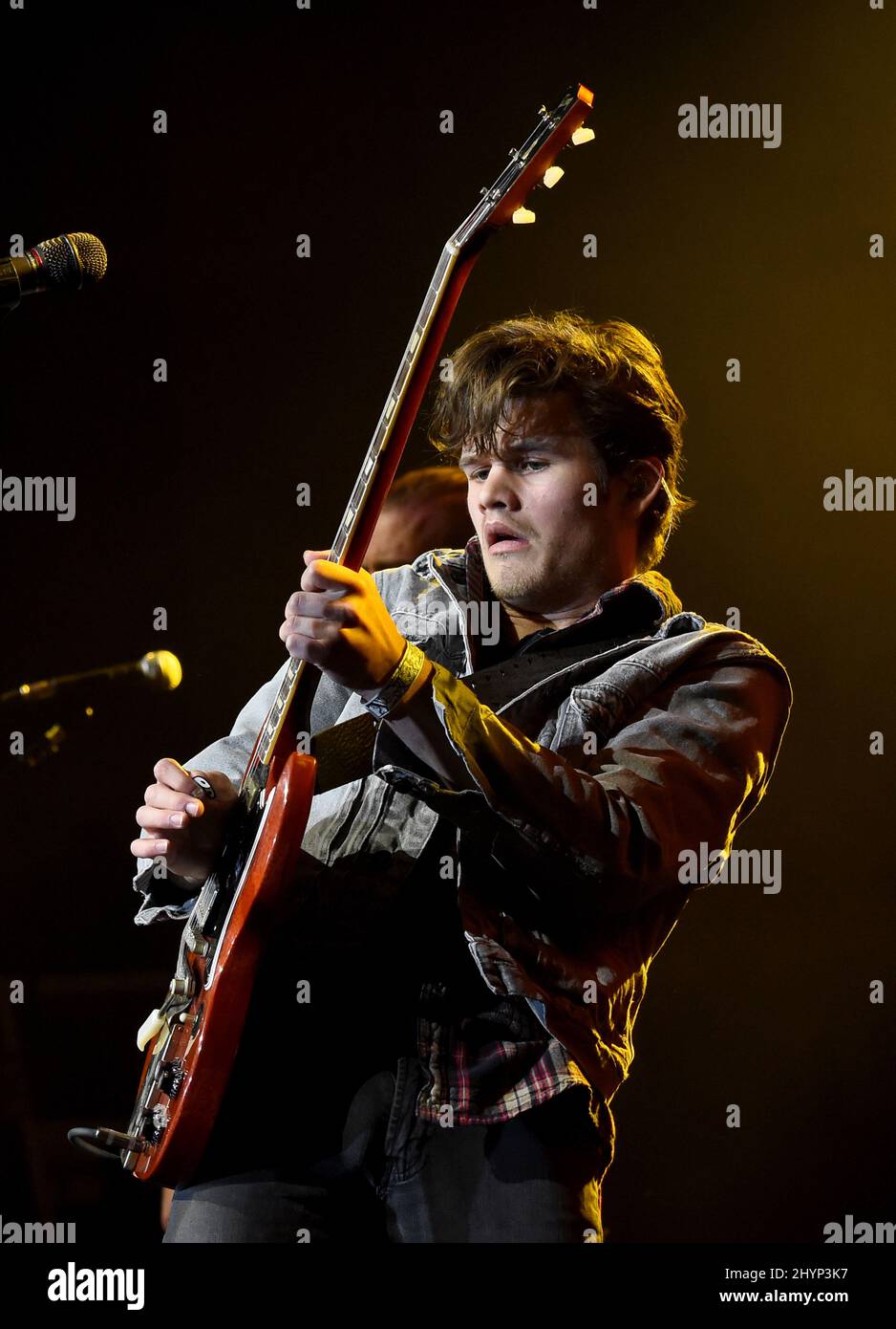 Payton Smith est sur scène au déjeuner du Big machine Label Group lors du séminaire radio Country 2020 qui s'est tenu à l'Omni Nashville le 20 février 2020 à Nashville, TN. Banque D'Images