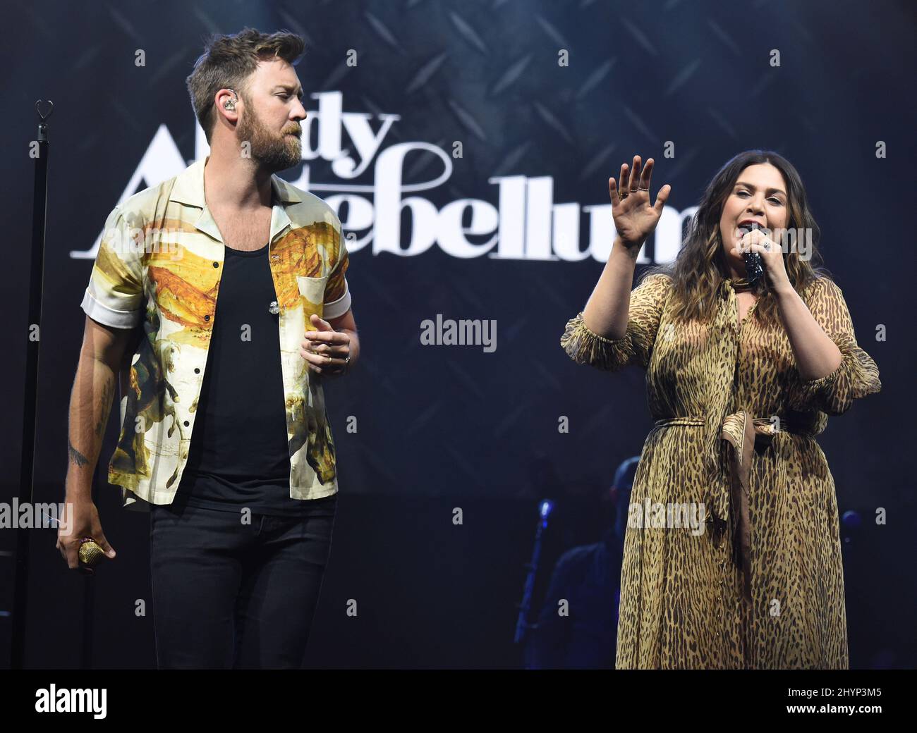 Lady Antebellum, Charles Kelley et Hilary Scott ont participé au déjeuner du Big machine Label Group lors du Country radio Seminar 2020 qui s'est tenu à l'Omni Nashville le 20 février 2020 à Nashville, TN. Banque D'Images