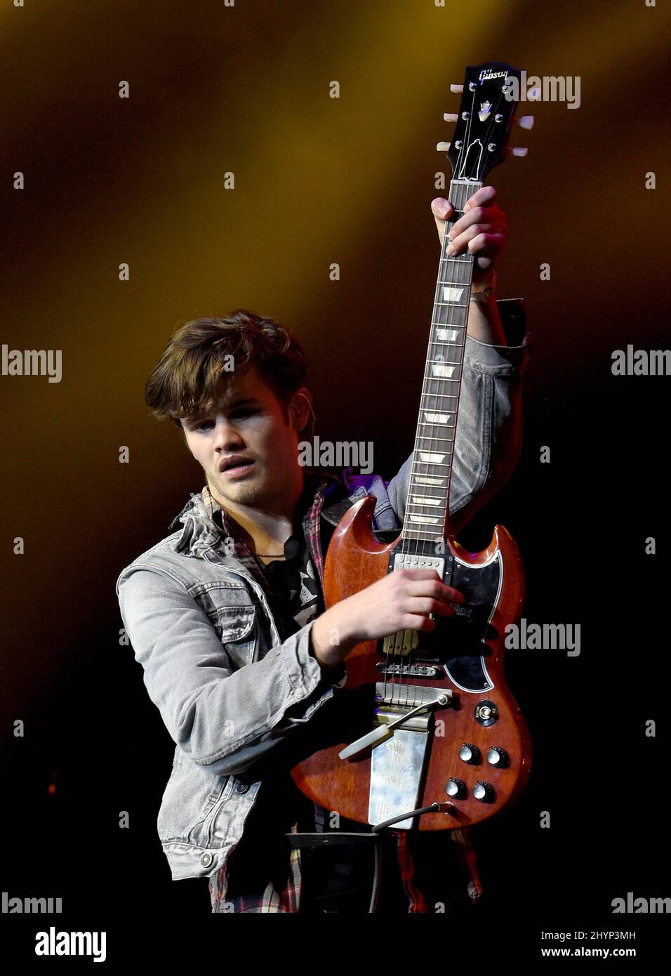 Payton Smith est sur scène au déjeuner du Big machine Label Group lors du séminaire radio Country 2020 qui s'est tenu à l'Omni Nashville le 20 février 2020 à Nashville, TN. Banque D'Images