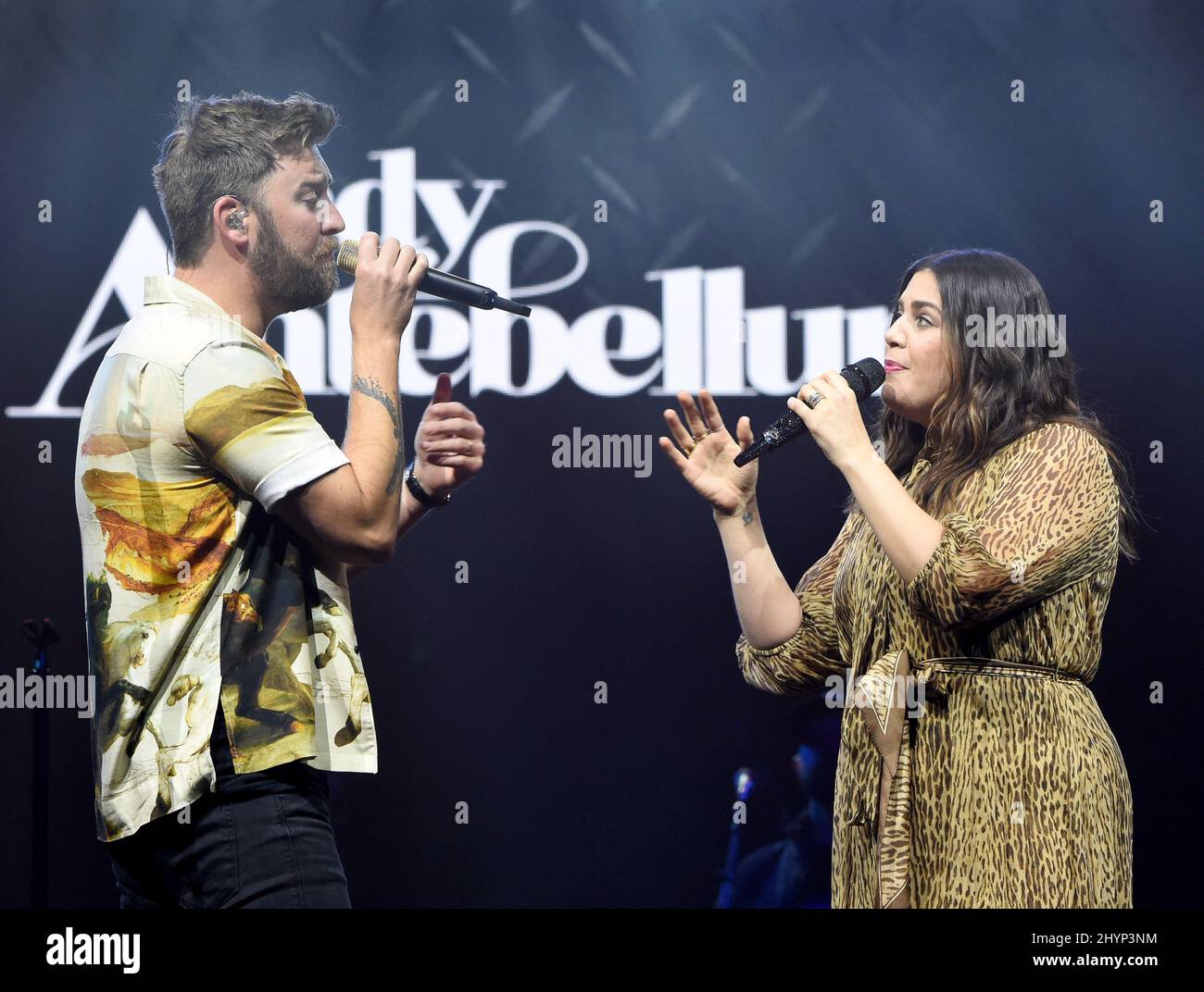 Lady Antebellum, Charles Kelley et Hilary Scott ont participé au déjeuner du Big machine Label Group lors du Country radio Seminar 2020 qui s'est tenu à l'Omni Nashville le 20 février 2020 à Nashville, TN. Banque D'Images