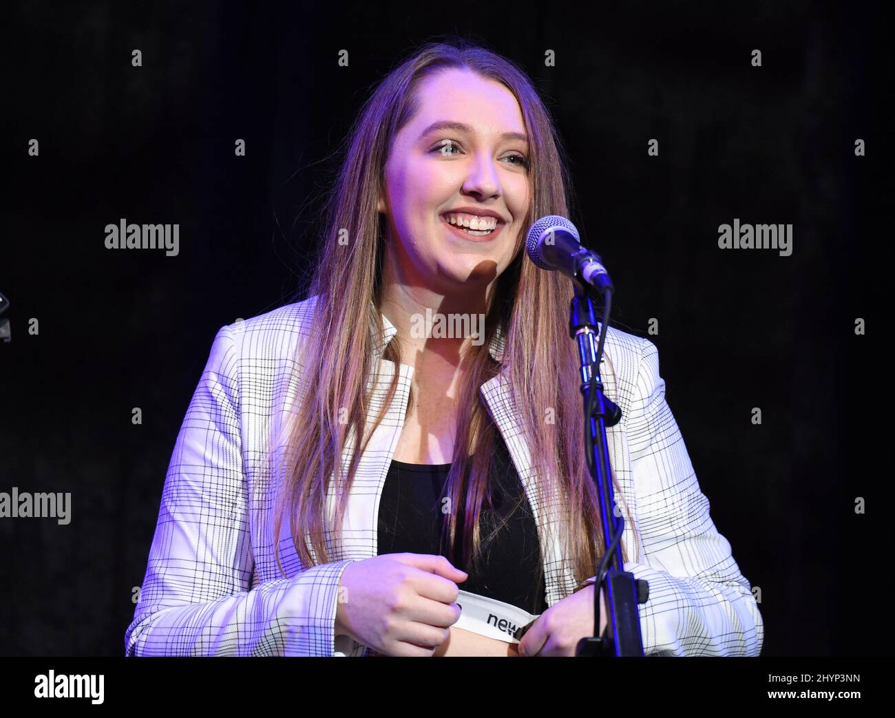 Avenue Beat, Sam Backoff sur scène au déjeuner du Big machine Label Group lors du séminaire radio Country 2020 qui s'est tenu à l'Omni Nashville le 20 février 2020 à Nashville, Tennessee. Banque D'Images