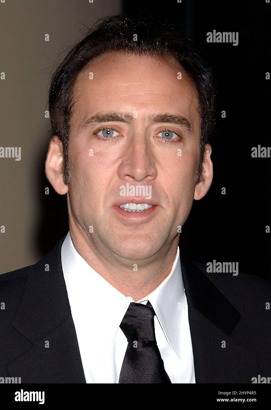 NICOLAS CAGE PARTICIPE AUX PRIX ANNUELS DE LA GUILDE DES ÉCRIVAINS 55TH À L'HÔTEL BEVERLY HILTON. IMAGE : PRESSE BRITANNIQUE Banque D'Images