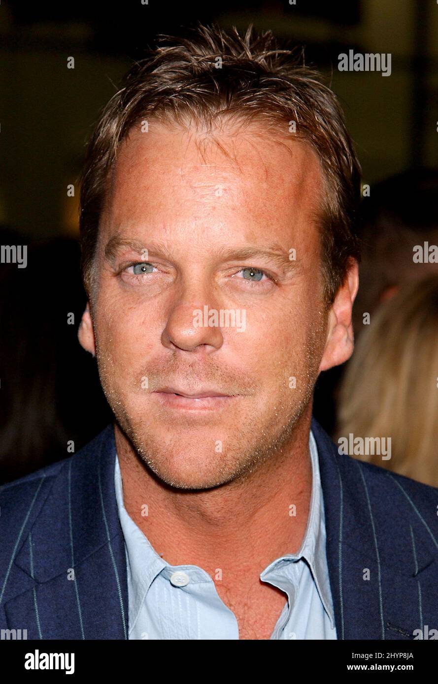 Kiefer Sutherland participe à la première mondiale du film « Teneatence Lives » en Californie. Photo : presse britannique Banque D'Images