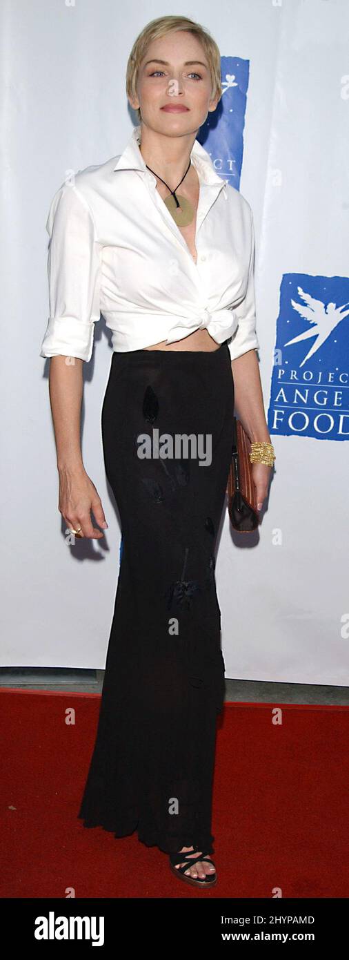 SHARON STONE PARTICIPE À L'ANNIVERSAIRE 10TH DU PROJET ANGEL FOOD'S ANGEL AWARDS À LOS ANGELES. IMAGE : PRESSE BRITANNIQUE Banque D'Images