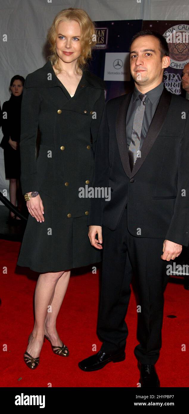 Nicole Kidman et Alejandro Amenabar assistent aux « Prix annuels du Festival international du film de Palm Springs 16th » à Palm Springs, en Californie. Photo : presse britannique Banque D'Images