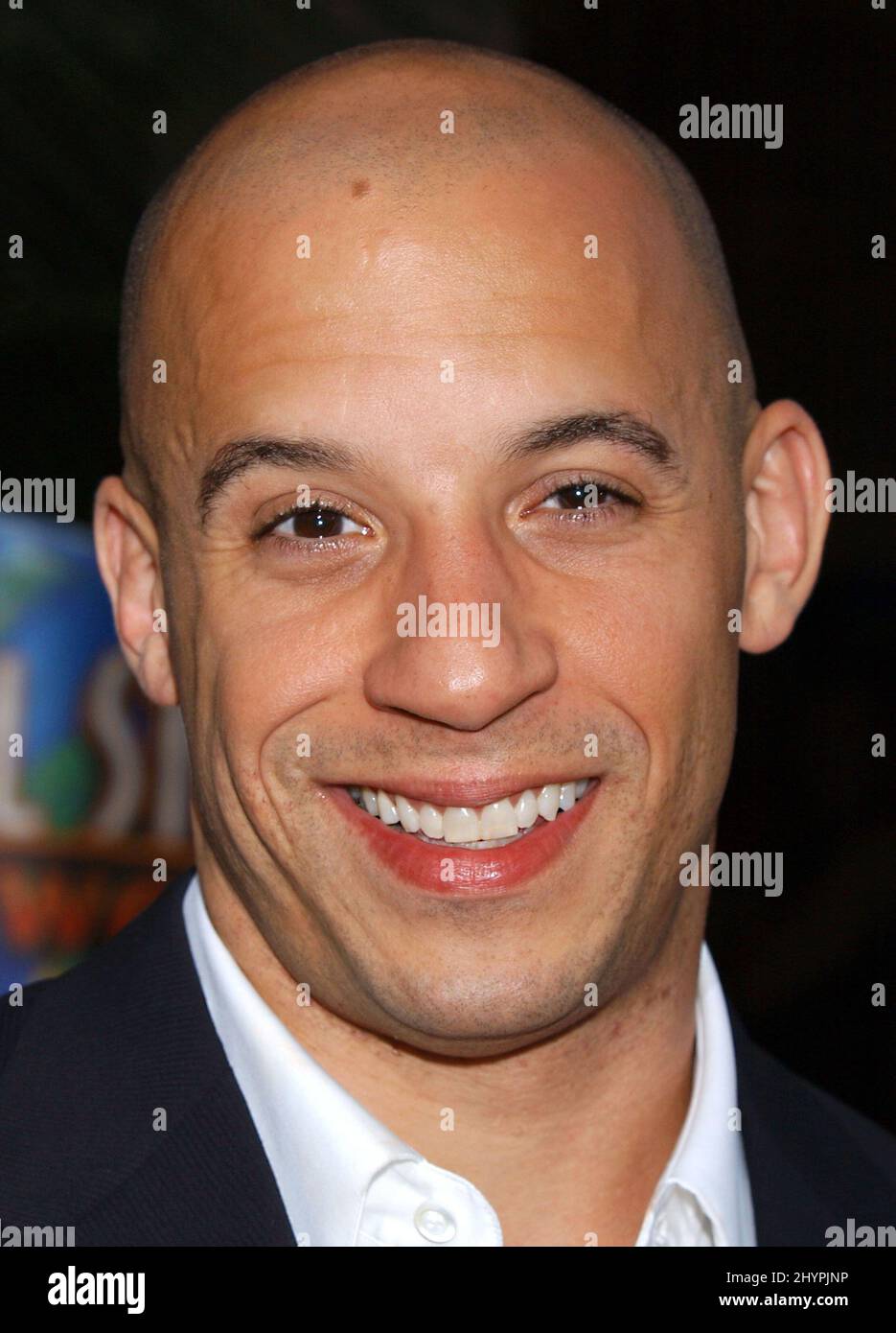 Le VIN Diesel participe à la première mondiale de Riddick en Californie. Photo : presse britannique Banque D'Images