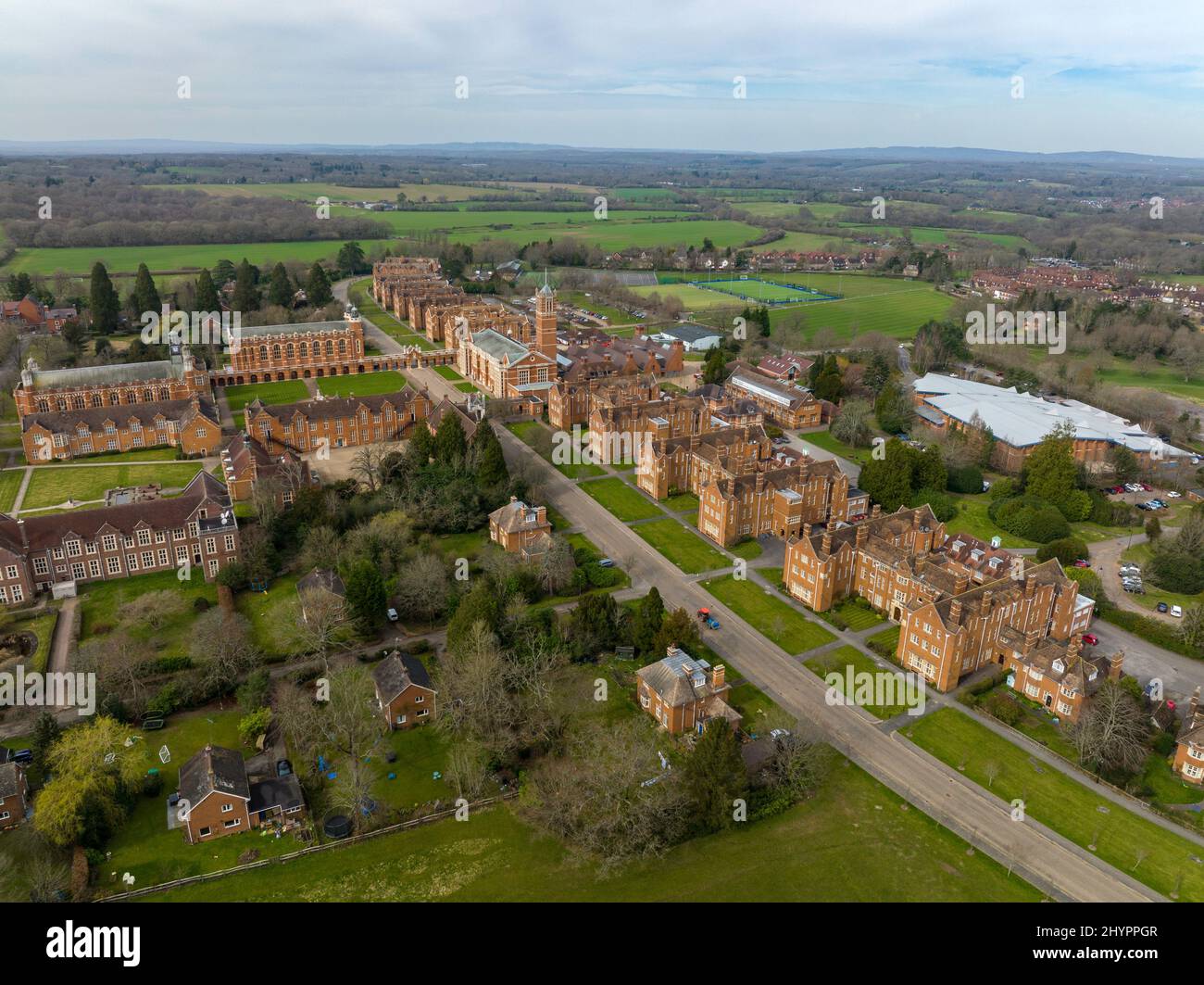 Christ Hospital School Horsham West Sussex, également connu familièrement sous le nom de CH, est un pensionnat et pensionnat indépendant mixte anglais Banque D'Images