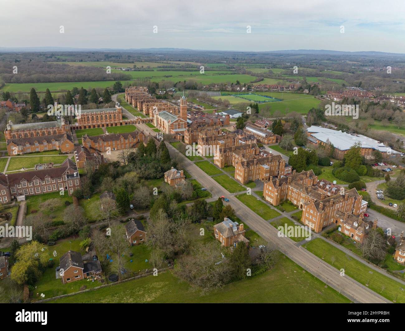 Christ Hospital School Horsham West Sussex, également connu familièrement sous le nom de CH, est un pensionnat et pensionnat indépendant mixte anglais Banque D'Images