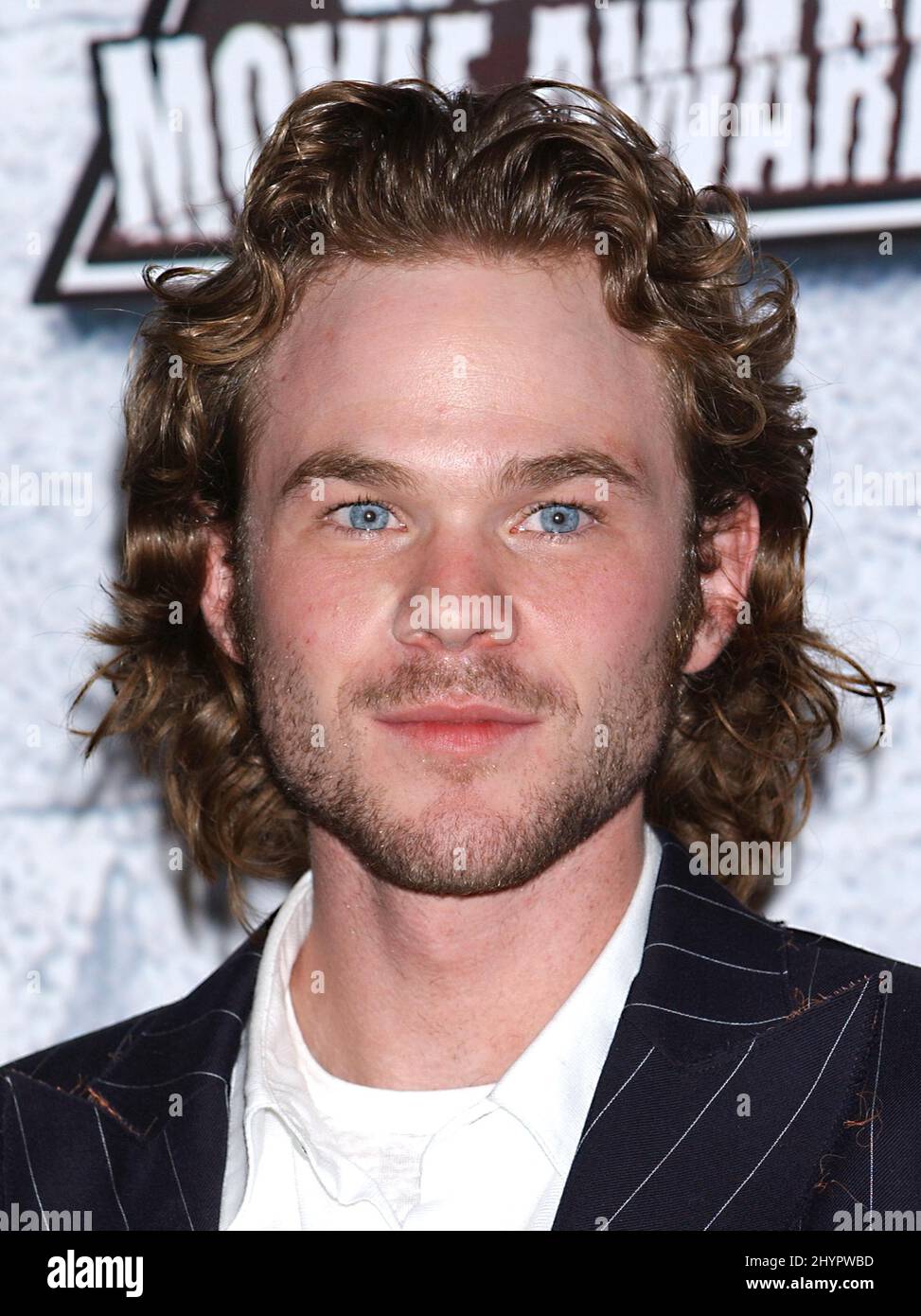 Shawn Ashmore participe aux MTV Movie Awards 2004 en Californie. Photo : presse britannique Banque D'Images