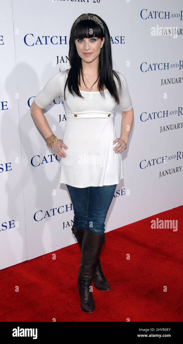 Joanna participe à la première mondiale « Catch and Release » à Hollywood. Photo : presse britannique Banque D'Images