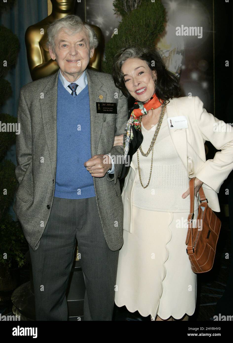 Hal Holbrook, acteur de scène et d'écran, est décédé le 23 janvier 2021 à Beverly Hills, vers l'âge de 95 ans. 4 février 2008 Beverly Hills, ca. Déjeuner des nominés aux Oscars HAL Holbrook et Dixie carter 80th tenu au Beverly Hilton Hotel Banque D'Images