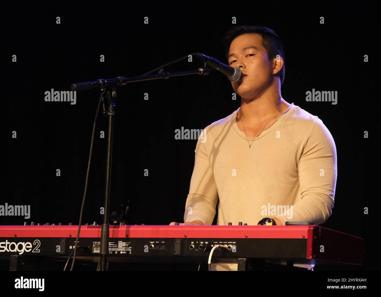 Keegan Ferrell se produit à l'ouverture de RomaDrama LIVE! Fan Convention tenue à l'usine de Franklin le 30 juillet 2021 à Franklin, TN. Banque D'Images