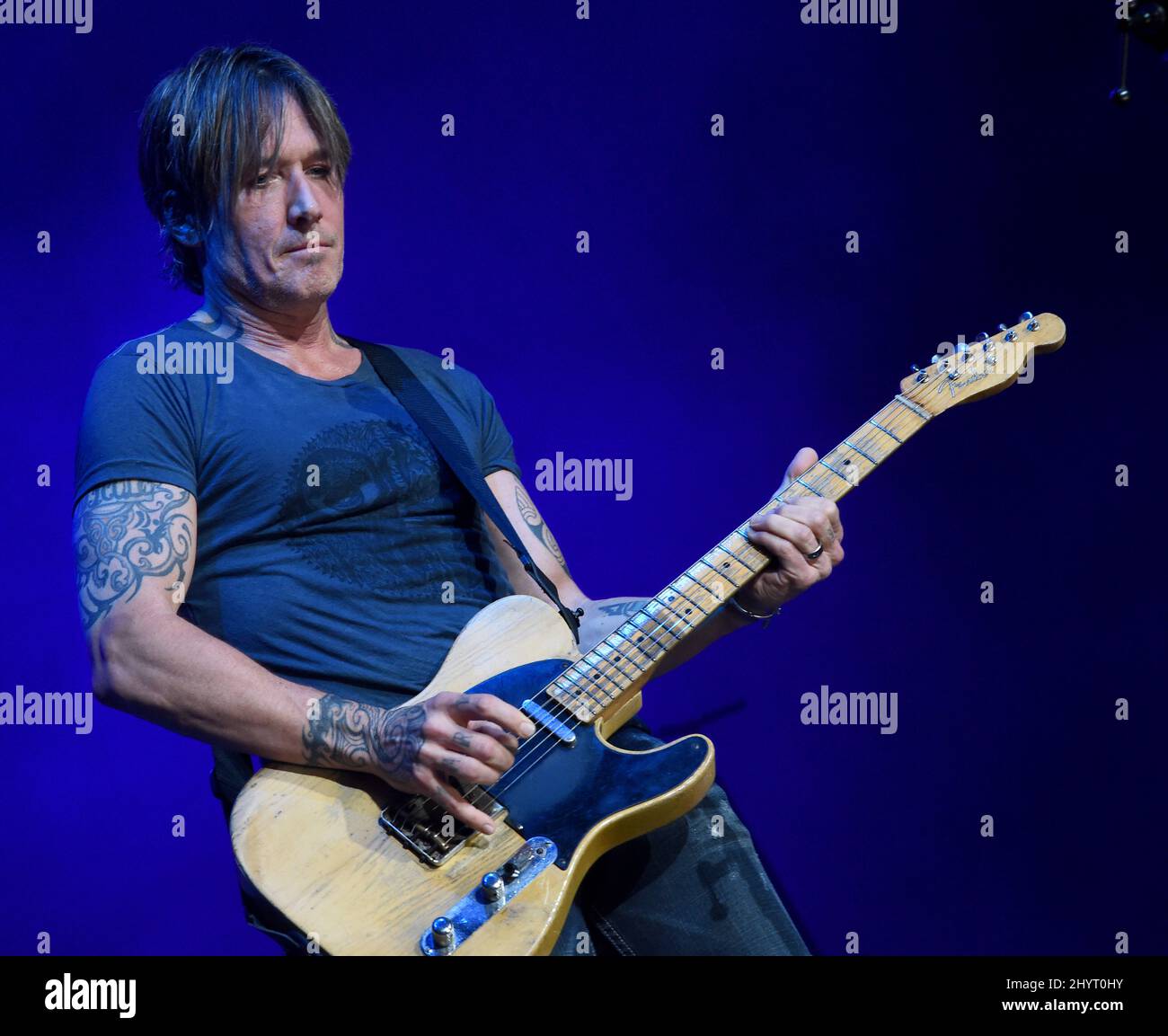 Keith Urban se présente au ACM Party for a cause tenu à l'Ascend Amphitheatre le 24 août 2021 à Nashville, TN. Banque D'Images