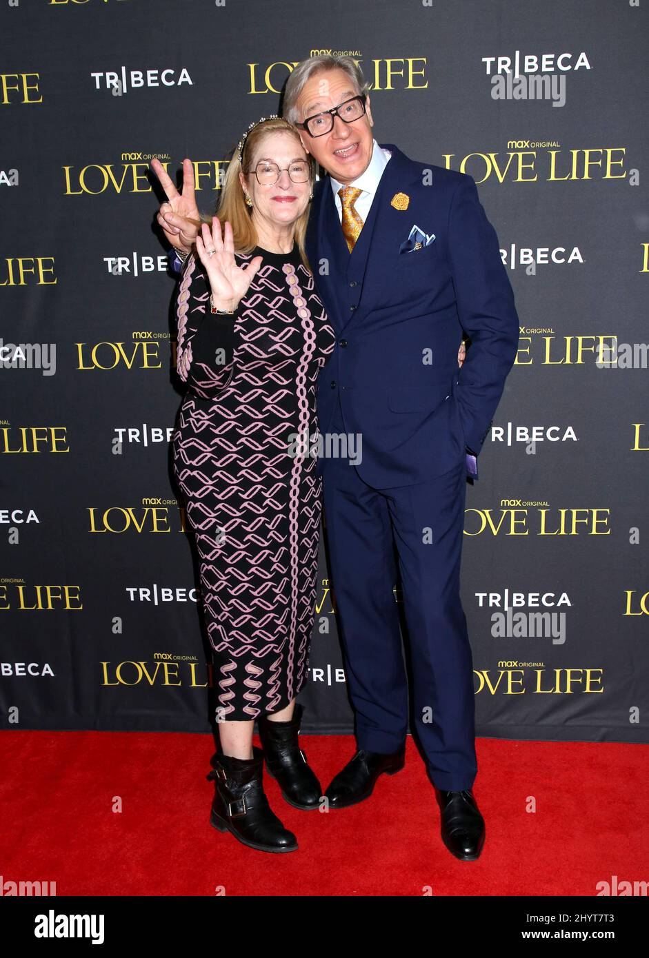 Paul Feig et sa femme Laurie Feig assistent à la Tribeca Fall Preview « Love Life » qui s'est tenue au DGA Theatre le 24 octobre 2021 à New York, NY Banque D'Images